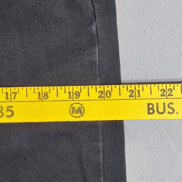 Salvage Premium jeans women's size 25/26 black colour straight ankle crop denim - Picture 13 of 16